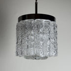 Vintage murano glass chandelier Tronchi by Toni Zuccheri for Venini, Italy 1960s