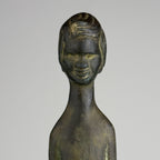Vintage Bronze Sculpture Ombra della Sera, Italy 1950-70s