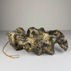 Original metal Brutalist wall lamp by Salvino Marsura, Italy 1970s