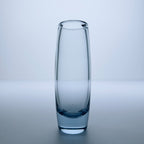 Original blue glass vase by Per Lütken for Holmegaard, Denmark, 1960s