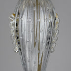 Original Murano glass table lamp by Barovier and Toso, Italy 1980s