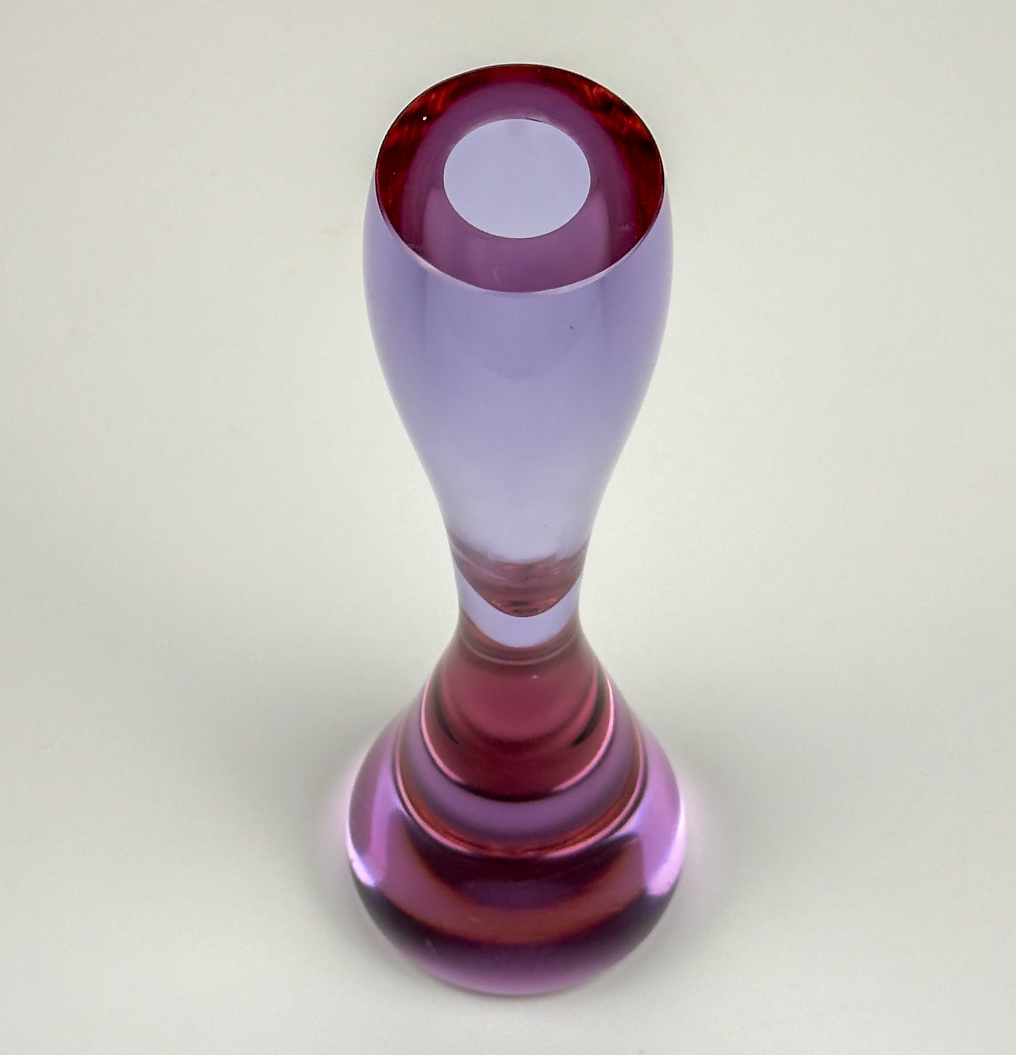 Vintage pink murano vase, Italy, 1970s
