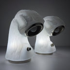Table Lamp Osso by Carlo Nason for Mazzega, Italy 1970s, Set of 2