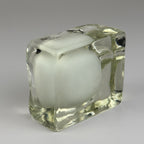 Vintage murano glass ashtray by Alfredo Barbini, Italy 1980s