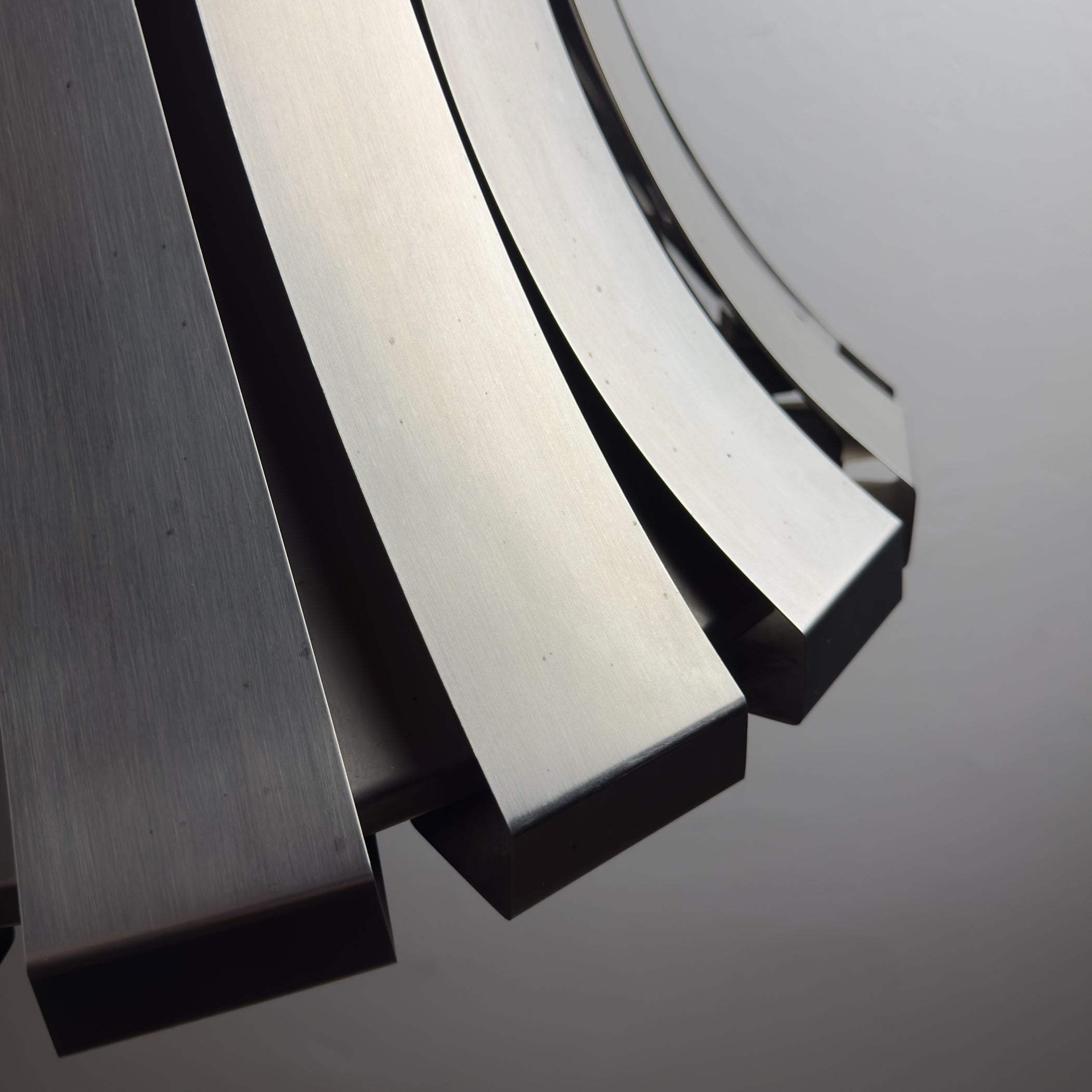 Vintage metal pendant lamp by Elio Martinelli for Martinelli Luce, Italy 1960s