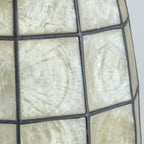 Vintage Capiz Shell Pendant Lamp, Italy 1960s