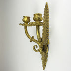 Antique Empire Bronze Wall Candle Sconce, Italy, Late 19th Century