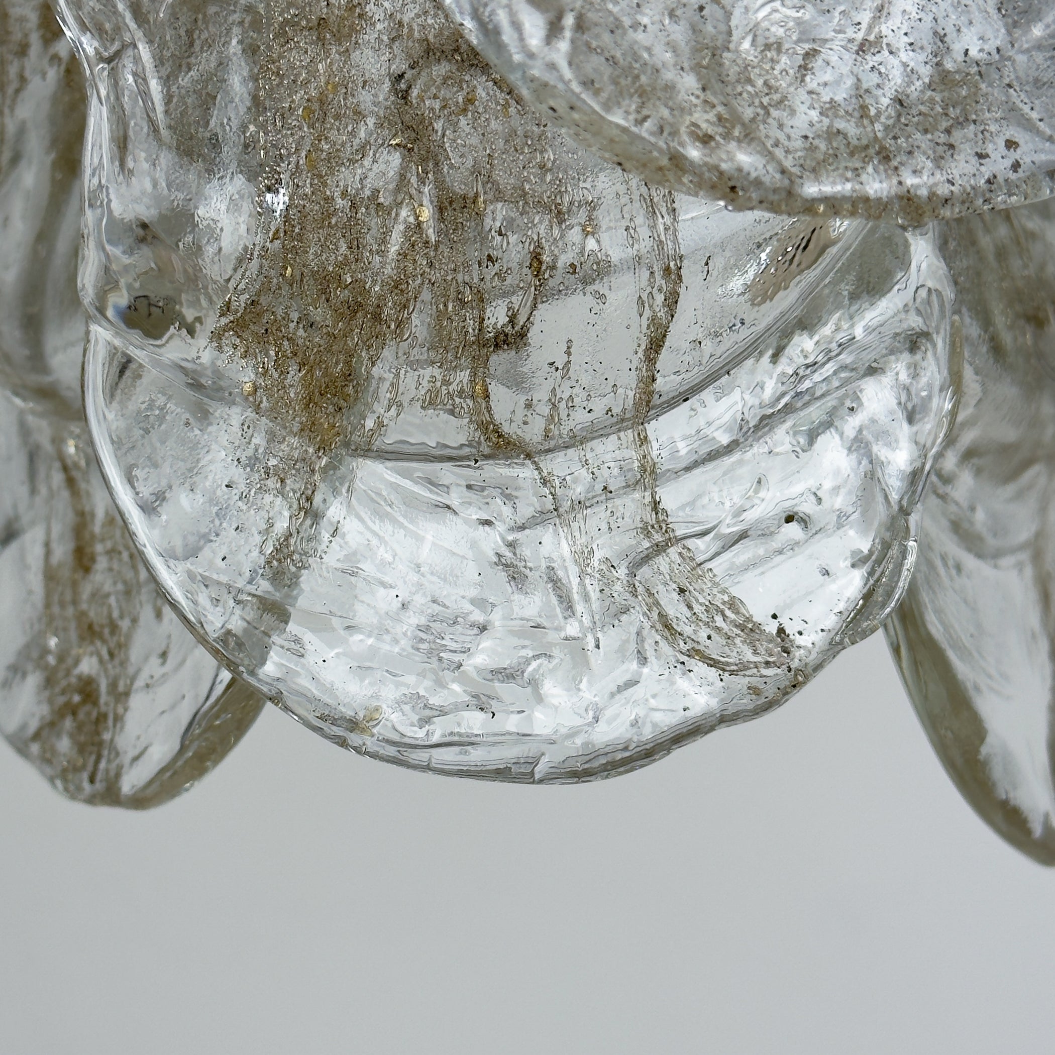 Vintage Murano chandelier by Mazzega, Italy 1970s