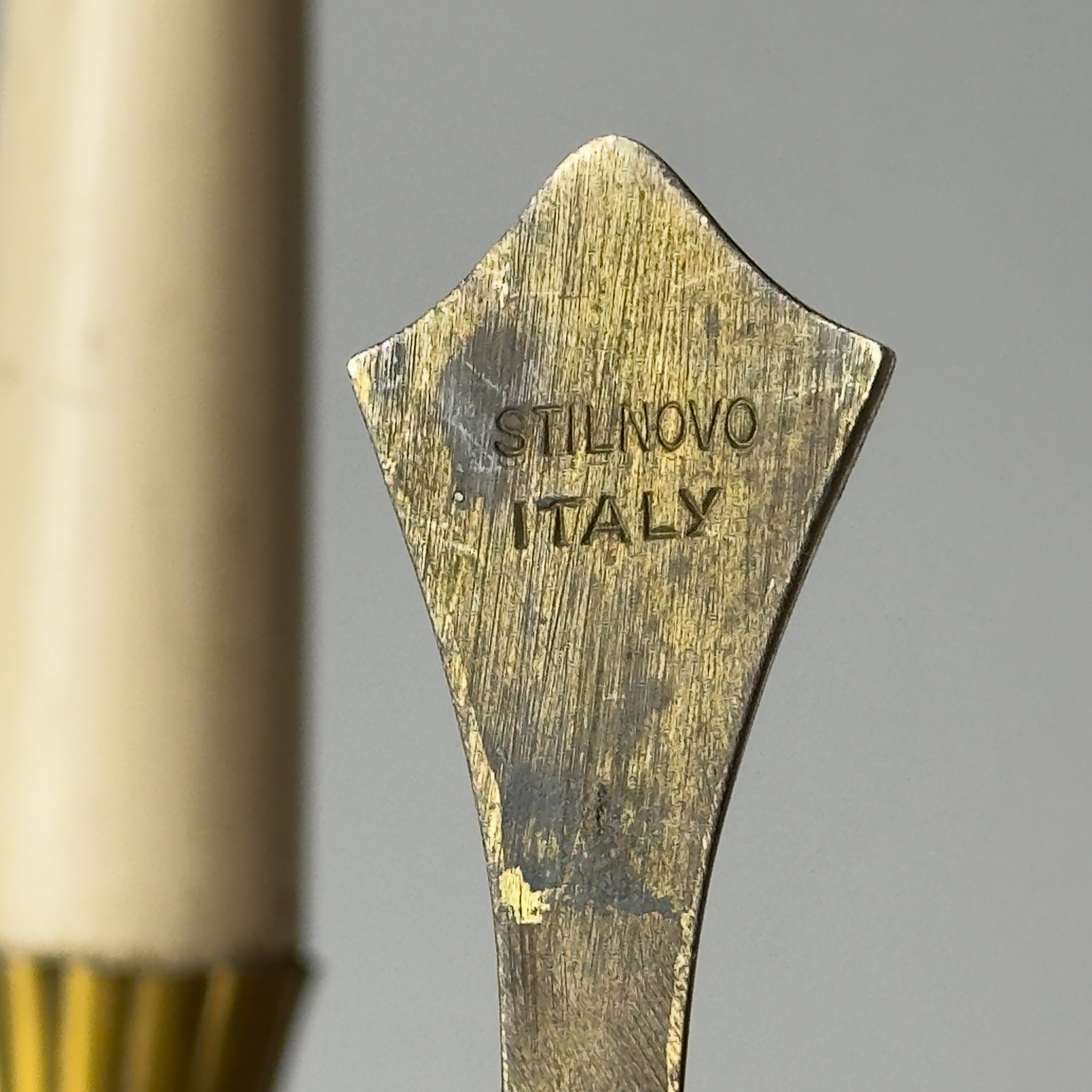 Vintage brass wall lamp by Stilnovo, Italy, 1950s