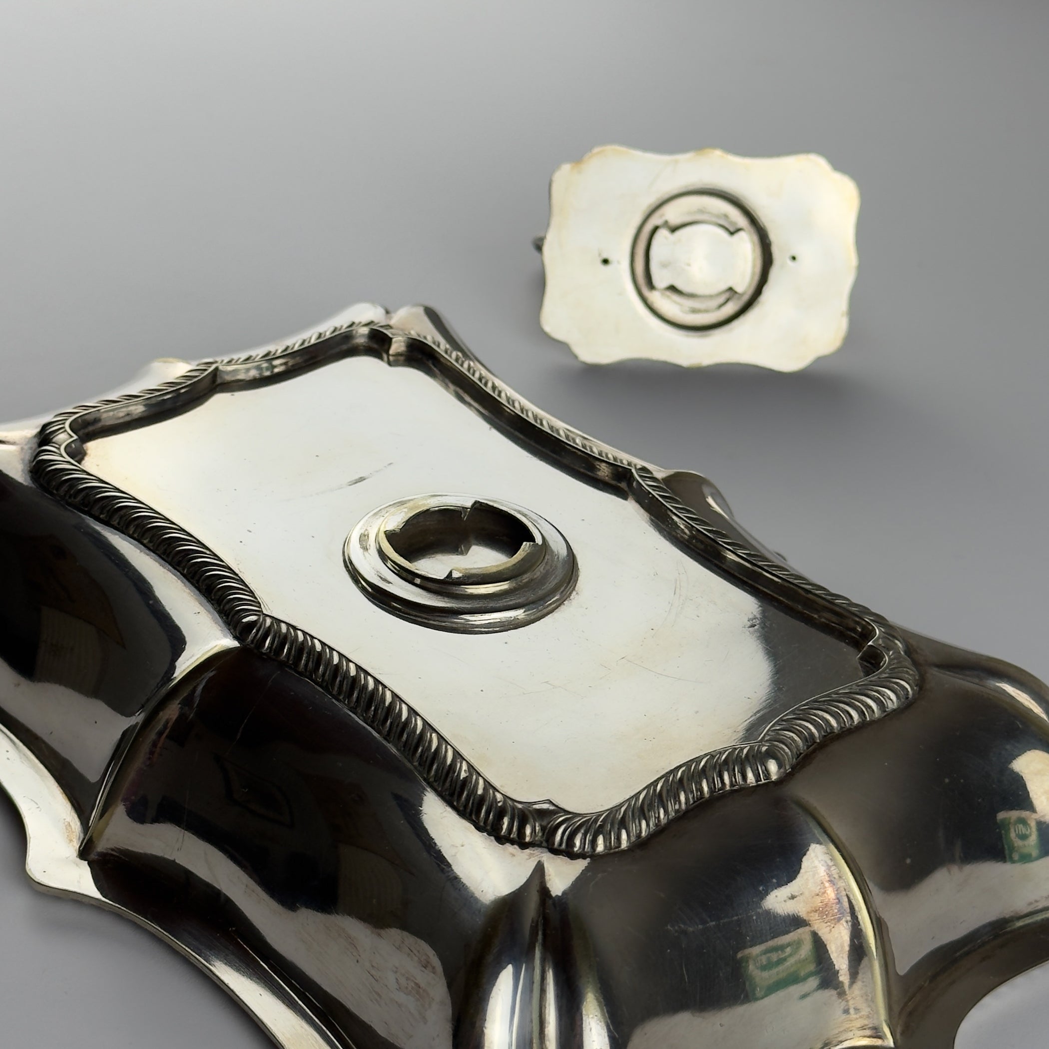 Antique Silver Plated Sheffield Serving Dish And Cover, England, early 20th century