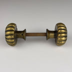 Antique solid brass Door Knob, Italy early 20th century
