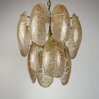 Original cascade murano glass chandelier, Italy 1980s