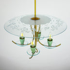 Vintage chandelier by Pietro Chiesa for Fontana Arte, Italy 1930s
