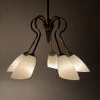 Vintage Stilnovo chandelier, Italy 1940-50s