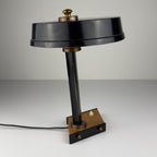 Vintage metal desk lamp by Oscar Torlasco, Italy 1950s