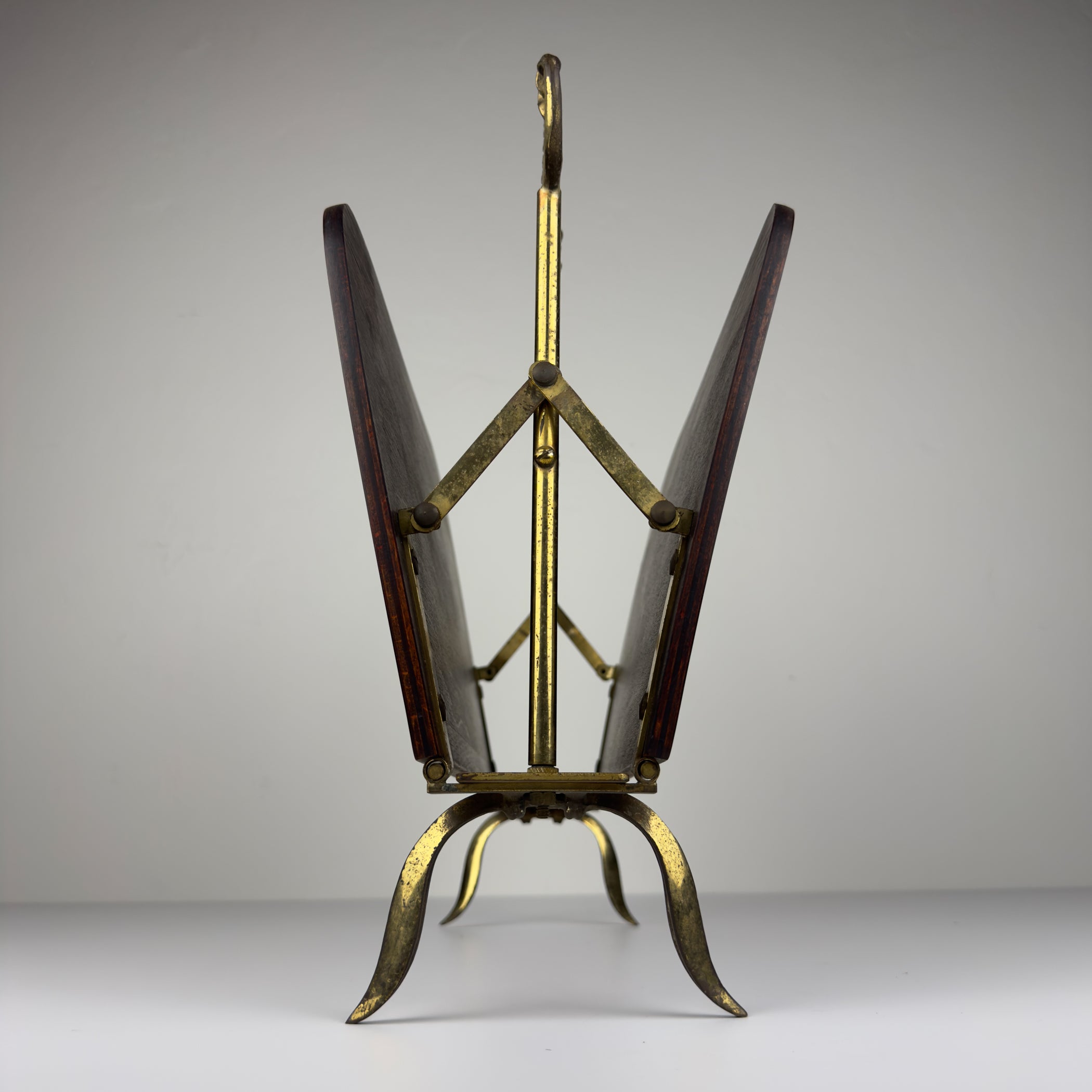 Vintage magazine rack, Italy 1950s