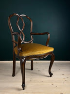 Vintage dining chair with arms, Italy 1950s