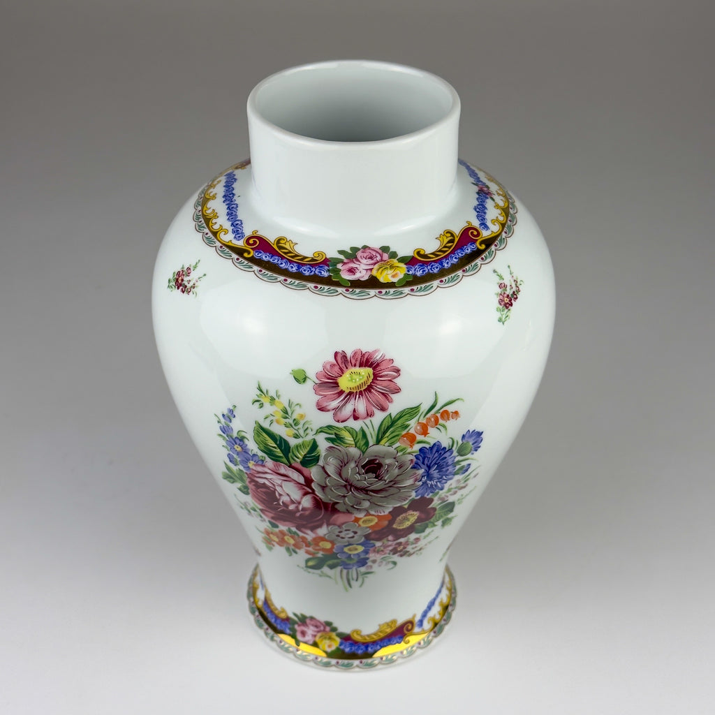 Vintage porcelain ginger jar by Limoges, France, 1970s
