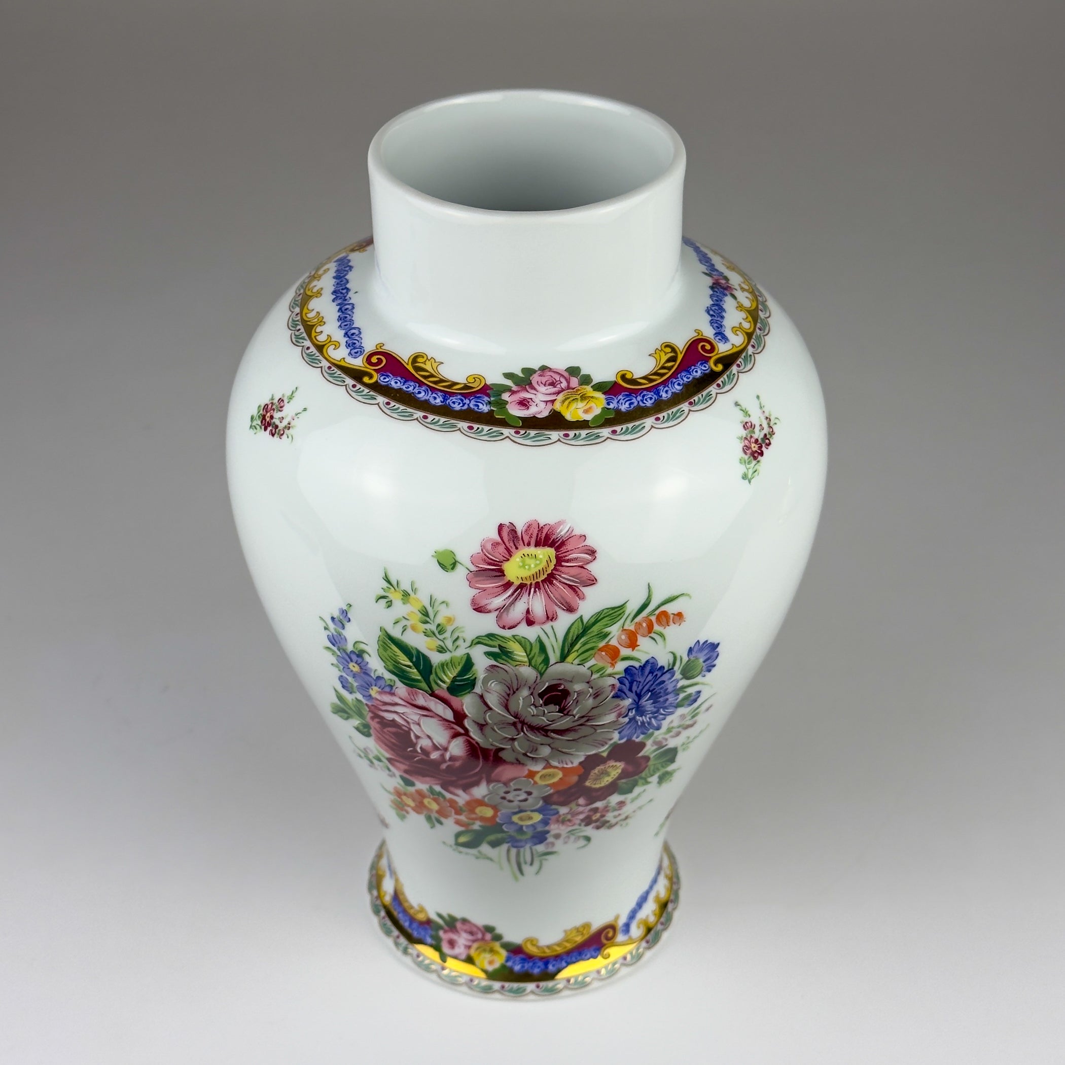 Vintage porcelain ginger jar by Limoges, France, 1970s