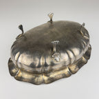 Vintage Silver Plated Bread Basket or Fruit Dish, Italy, 1950s