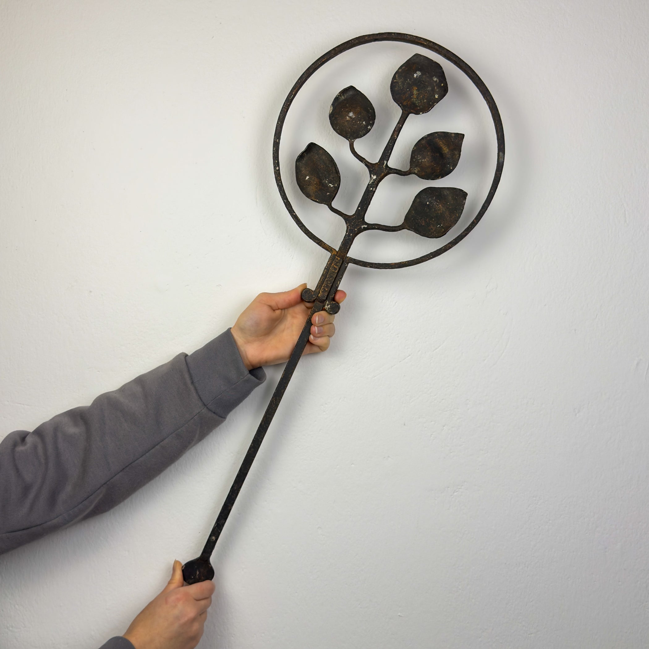 Vintage metal Brutalist wall decor by Salvino Marsura, Italy 1960s