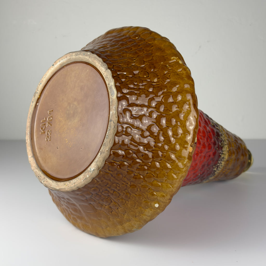 Vintage Ceramic table lamp LAVA by KIL Liboje, Yugoslavia, 1960s