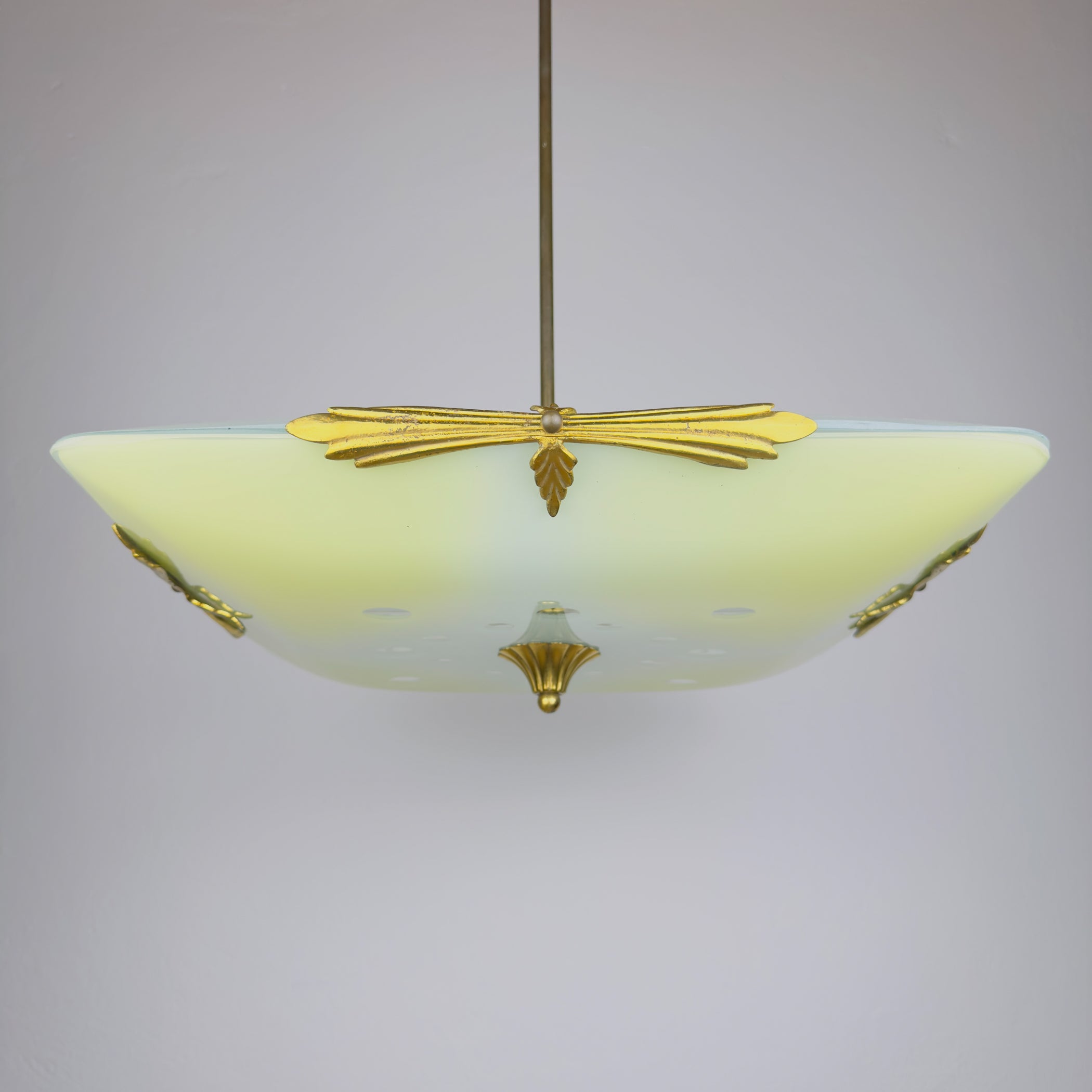 Art Deco Vintage Chandelier, Italy 1930s