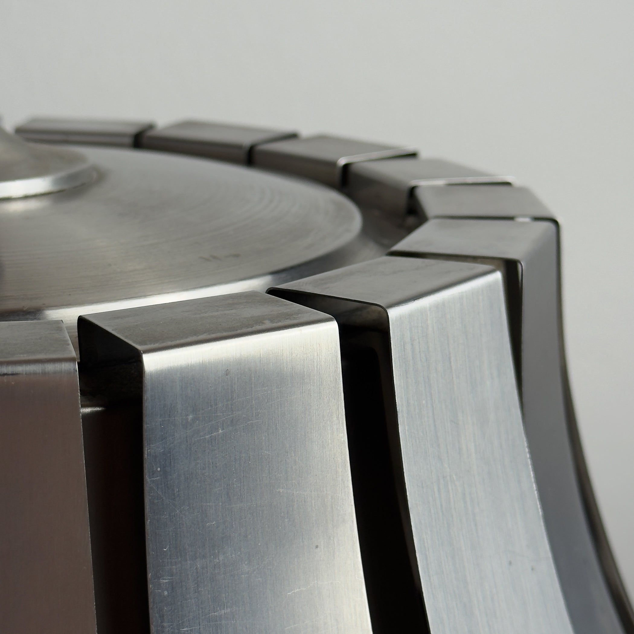 Vintage metal pendant lamp by Elio Martinelli for Martinelli Luce, Italy 1960s