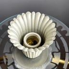 Mid-Century Fontana Arte Chandelier: Brass & Glass, Pietro Chiesa, 1940s