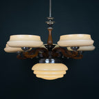 Art Deco Large Chandelier, Italy 1950s