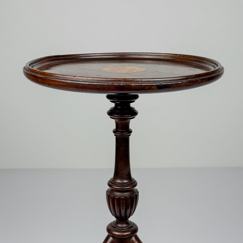 Antique Mahogany Wine Table, England 1900s
