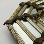 Vintage Octagonal Murano Mirror, Italy 1950s