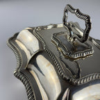 Antique Silver Plated Sheffield Serving Dish And Cover, England, early 20th century