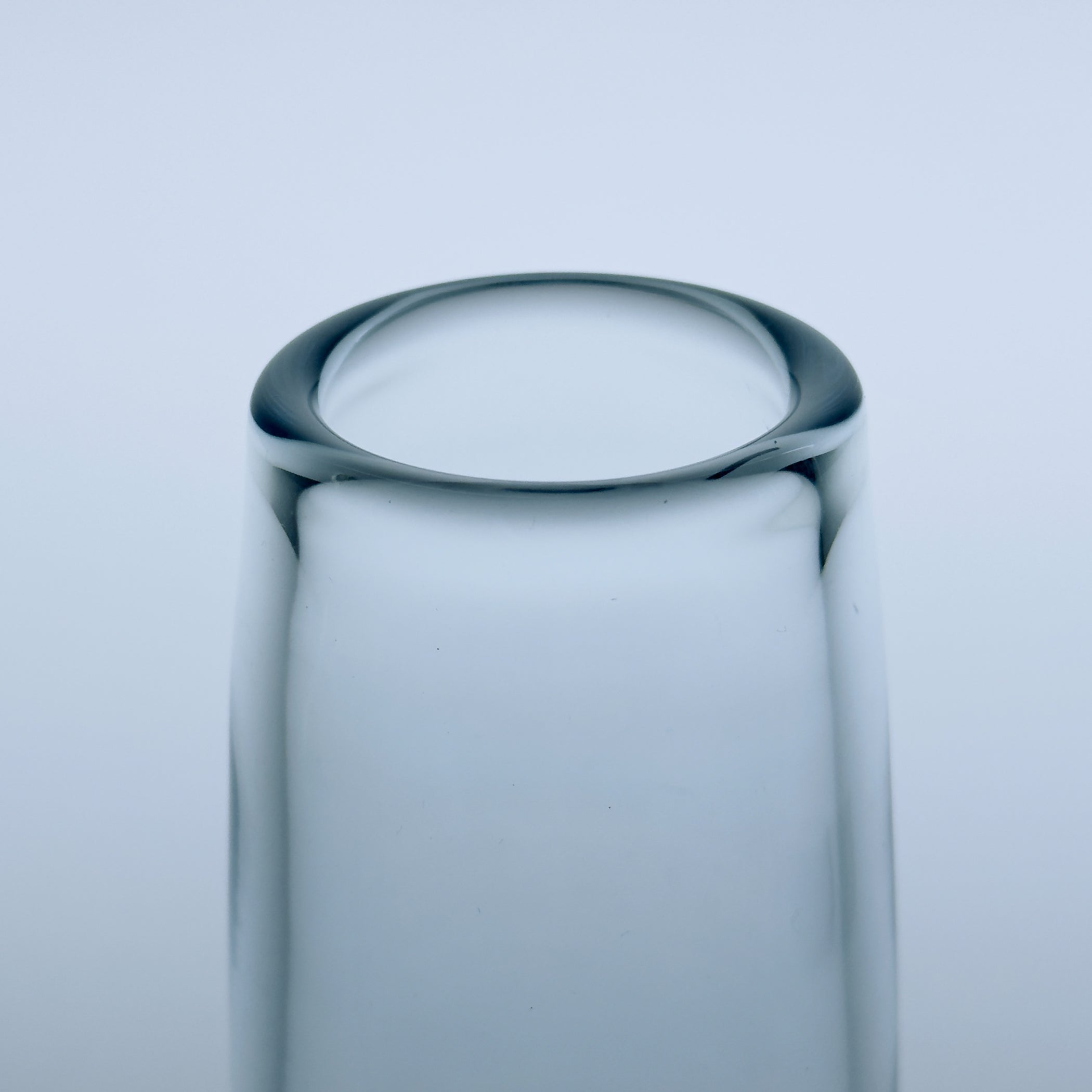 Original blue glass vase by Per Lütken for Holmegaard, Denmark, 1960s