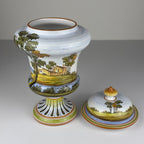 Vintage vase with lid by Lorenzo Di Stefano, Italy, late 20th Century