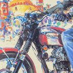 Limited edition lithograph 103/200 by Brioschi, Italy, 1970s