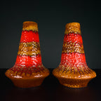 Vintage ceramic vase LAVA by KIL Liboje, Yugoslavia 1960s