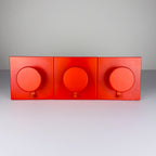 Mid-century wall hangers Space Age, Italy, 1980s, Set of 3