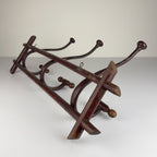 Antique Wooden Coat Rack, Italy 1930s