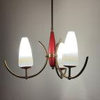 Mid-Century Stilnovo chandelier, Italy 1940-50s