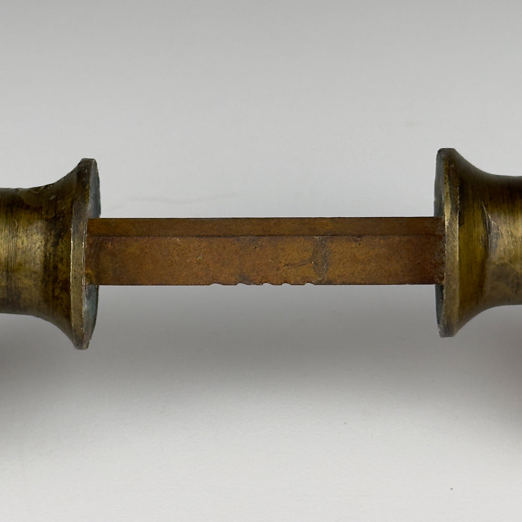Antique solid brass Door Knob, Italy early 20th century