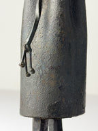 Vintage Brutalist sculpture "Monk With The Book" by Salvino Marsura, Italy 1970s