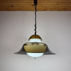Vintage pendant lamp by Sijaj Hrastnik, style KD14 Sergio Asti for Kartell, Yugoslavia 1960s