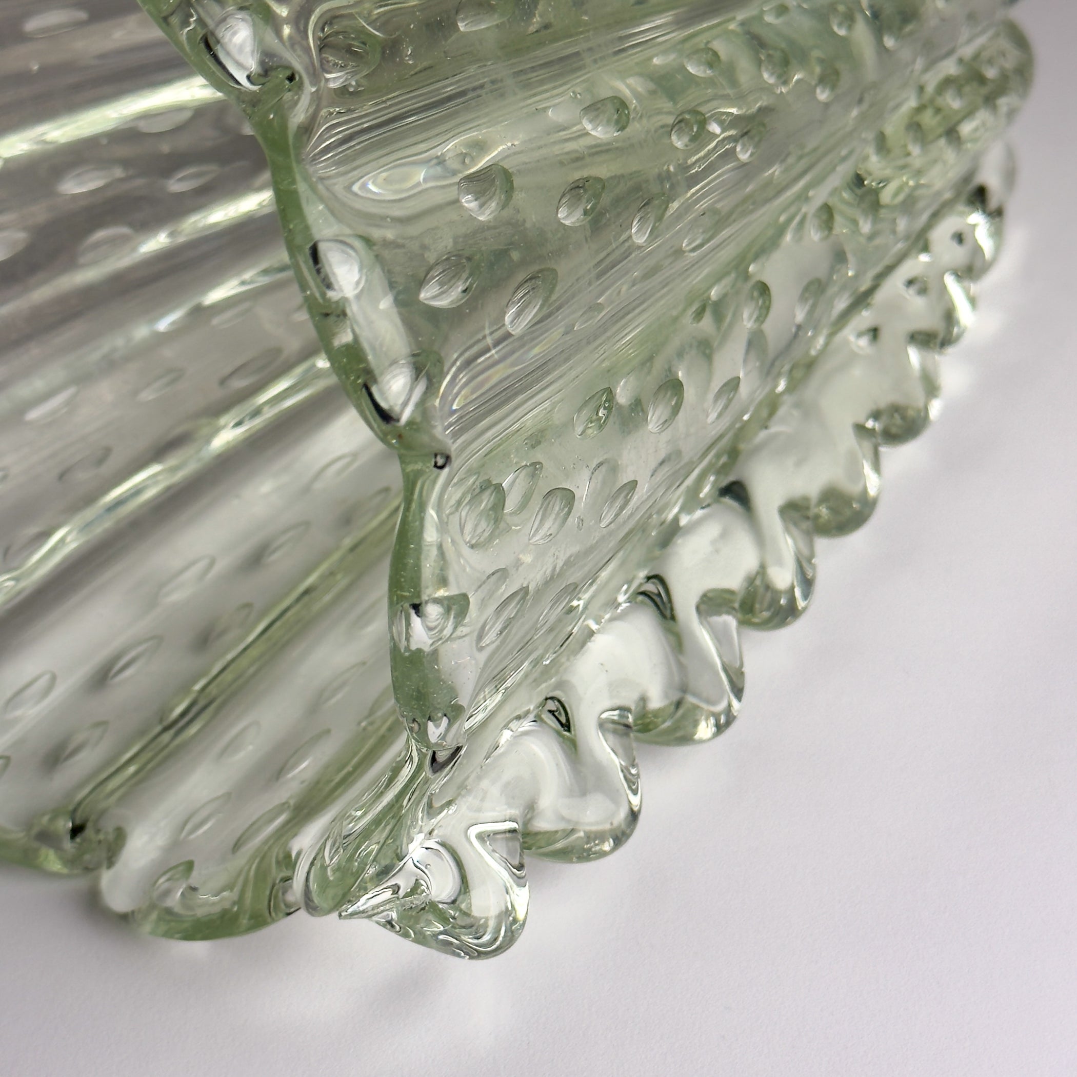 Vintage Murano glass Vase by Barovier & Toso, Italy 1930-40s