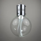 Vintage pendant lamp Membrane by Toni Zuccheri for Venini, Italy 1960s