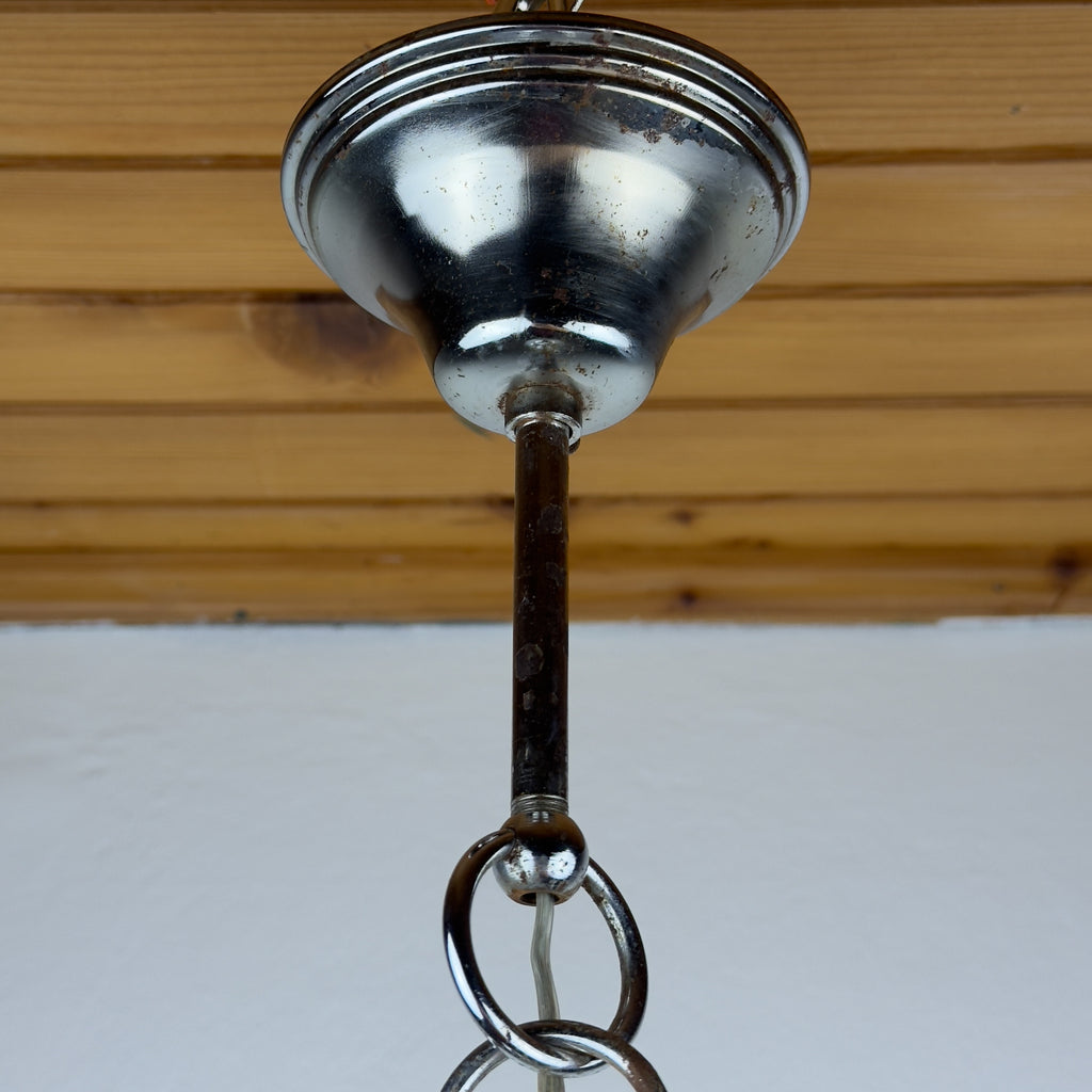 Vintage Pendant Light Flower, Italy 1960s