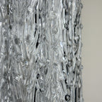 Vintage murano glass chandelier Tronchi by Toni Zuccheri for Venini, Italy 1960s