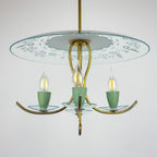Vintage chandelier by Pietro Chiesa for Fontana Arte, Italy 1930s