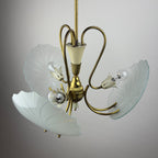 Antique chandelier, in style of Pietro Chiesa For Fontana Arte, Italy, 1930s