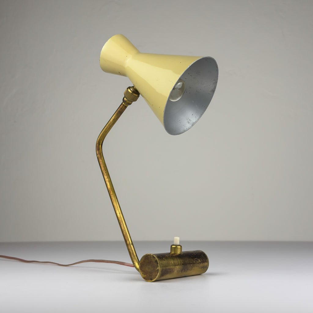 Vintage metal table lamp by Stilnovo, Italy 1950s